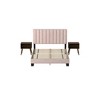 Queen Colbie Upholstered Platform Bed with Nightstands - Picket House Furnishings - image 2 of 4