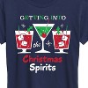 Women's - Instant Message - Getting Into Christmas Spirits Short Sleeve Graphic T-Shirt - 2 of 4