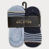 Signature Gold by Goldtoe Men's Repreve Liner Socks 6pk - 2 of 3