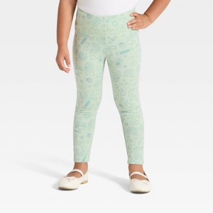 Toddler Girls' Printed Leggings - Cat & Jack™ - 1 of 3