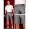 Lars Amadeus Men's Hip Hop Party Disco Faux Leather Shorts - 4 of 4