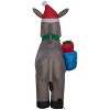 Gemmy Christmas Inflatable Donkey, 5 ft Tall, Multi - 3 of 4