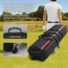 VEVOR Golf Travel Bag, Outdoors Soft-Sided Golf Travel Cover Case, Heavy Duty 1000D Nylon Wear-Resistant, Padded Golf Luggage Case Cover with Wheels - 4 of 4