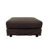 PAGED Plush Corduroy Foot Stool Versatile Ottoman to Combine with 2 Seater Sofa, 3 Seater Sofa and 4 Seater Sofa for Living Room - 2 of 4