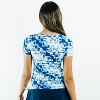 Calypsa Women's UPF 50+ Short Sleeve Adele Swim Top - 3 of 4