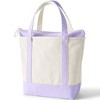 Lands' End Zip Top Canvas Tote Bag - 4 of 4