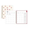 Blue Sky 7"x9" Weekly/Monthly Wirebound Planner Clear Cover Shanalee Pink - 4 of 4