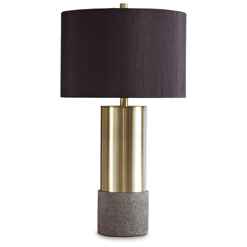 Set of 2 Jacek Table Lamps Gray/Brass - Signature Design by Ashley, 3 of 9