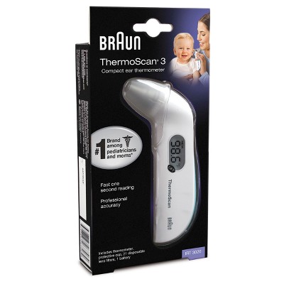 braun ear thermometer target
