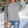 Women's Onyx Chunky Knit Sweater - Cupshe - 3 of 4