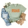Simply Sage Market Women's Hello Pumpkin Flowers Short Sleeve Graphic Tee - 3 of 4
