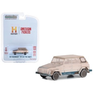 1974 Volkswagen Thing (Type 181) Beige (Weathered) "American Pickers" (2010-Current) TV 1/64 Diecast Model Car by Greenlight - 1 of 3