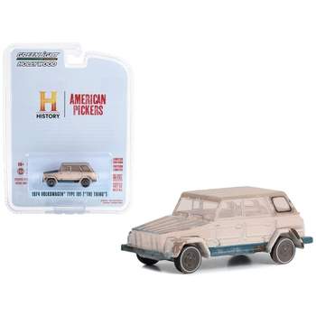 1974 Volkswagen Thing (Type 181) Beige (Weathered) "American Pickers" (2010-Current) TV 1/64 Diecast Model Car by Greenlight