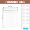 Unique Bargains  PVC Packaging Jewelry Anti-Oxidation Anti-Tarnish Storage Zipper Bags Clear 100 Pcs - 2 of 3