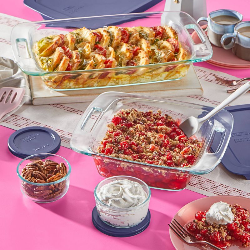 Pyrex Easy Grab 8pc Glass Bake and Store Set, 5 of 10