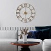 Sorbus Large Wall Clock for Living Room Decor - Numeral Wall Clock for Kitchen - 24 inch Wall Clock Decorative - image 2 of 4