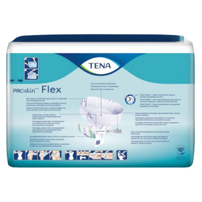 TENA ProSkin Flex Maxi Belted Undergarment for Incontinence, Heavy Absorbency, Unisex Size 12, 22 Count, 3 Packs, 66 Total, 4 of 6