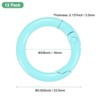Unique Bargains Metal Spring O Rings Zinc Alloy Durable Multipurpose Lightweight Buckle 5/8 Inch - 3 of 4