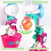 Fun Little Toys 9 Pcs Flower Waterfall Garden Squirter Bath Toys Set for Toddlers - 3 of 4