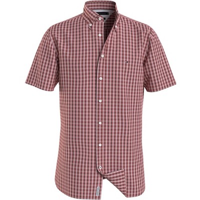 Tommy Hilfiger Mens Poplin Button Up Shirt