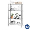 Seville Classics 4-Tier Steel Wire Shelving Unit, 36" W x 14" D x 56.25"H - 4 of 4