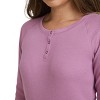 Jockey Women's Long Sleeve Waffle Henley - 4 of 4