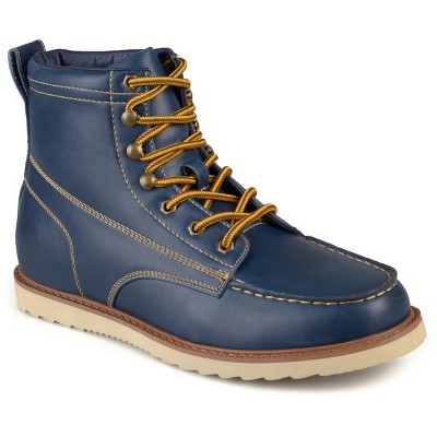 Vance Co. Men's Wyatt Mock Toe Boot Blue 9 : Target