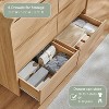 SinCiDo Modern 7 Drawers Dresser 47" Wide Chests of Drawers w/ Curved Profile Design Natural Texture for Bedroom,Living Room,Natural - 4 of 4