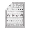 Sweet Jojo Designs Gender Neutral Unisex Baby Crib Bedding Set - Boho Elephant Grey White 3pc - 4 of 4
