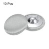 Unique Bargains Blouses Sweater Round Aluminum Cotton Fabric Cloth Covered Buttons 10 Pcs - 3 of 4