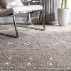 Nuloom Contemporary Jeannie Floral Contemporary Indoor Area Rug - Beige 4' x 6' - 4 of 4