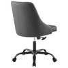 Modway Distinct Swivel Office Chair – Tufted Vegan Leather with Adjustable Height and Chrome Base - 3 of 4