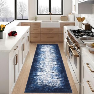 Modern Abstract Area Rugs Machine Washable Indoor Mat - 1 of 4