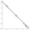 Black Bow Jewelry Children's Sterling Silver Fancy Bead & Cable Chain Bracelet, 6 Inch - 4 of 4