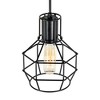 CWI Lighting Secure 1 Light Down Mini Pendant With Black Finish - 4 of 4