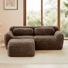 L-Shaped Plush Boneless Sectional Sofa with Chaise, 32D High-Density Sponge, and Ergonomic Design - 2 of 4