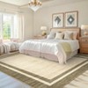 Coucheta Washable Modern Rug, Non-Slip, Foldable & Low Pile Thin Carpet, Soft Non-Shedding Neutral Print for Living Room & Bedroom, Nursery - 3 of 4
