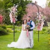Garden Arbor, Wedding Arch Garden Trellis, Metal Garden Arch for Wedding Ceremony Party Plant Climbing - 3 of 4
