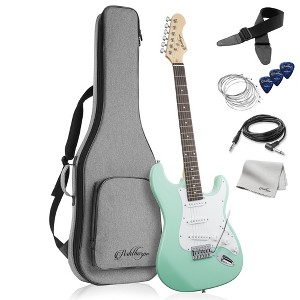 Ashthorpe 39-Inch Electric Guitar with S-S-S Pickups and Tremolo Bar, Full-Size Guitar Kit with Gig Bag and Accessories - 1 of 4