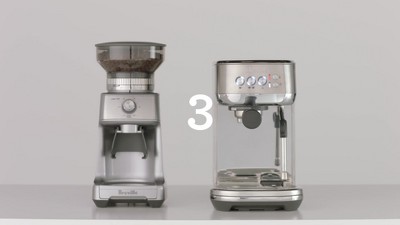 Breville Bambino Plus Stainless Steel Espresso Maker Silver Bes500bss :  Target