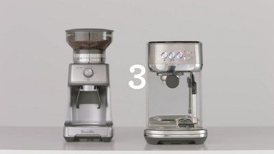 [値下げ] Breville BES500BSS Bambino Plus Breville Bambino Plus Small Home Espresso Machine - Brushed