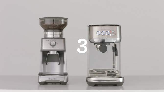 Breville Bambino Plus Stainless Steel Espresso Maker Silver BES500BSS, 2 of 20, play video