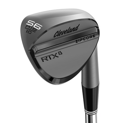 Cleveland RTX 6 Zipcore Black Satin 52° Gap Wedge 10° Mid Steel