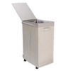 Narrow Collapsible Laundry Hamper with Liner and Lid - 3 of 4
