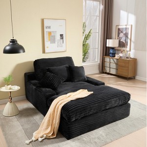 Aukfa Luxury Chenille Sofa With 4 Back Pillows, Versatile Centerpiece for Modern Living & Lasting Comfort for Living Room - 1 of 4