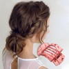 Unique Bargains Exquisite Heart-Shaped Hollow Hair Clips Hairdo Clip 1 Pc - 3 of 4