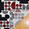 Disney Mickey Mouse Modern Geometric Spheres Gray Ivory Indoor Kids' Area Rug Runner - 3 of 4