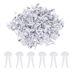 Unique Bargains Corrosion Resistance Light Weight Durable Arts and Crafts Brads 200 Pcs - 1 of 4