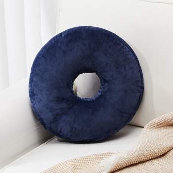 Cheer Collection 16" Round Donut Shaped Throw Pillow
