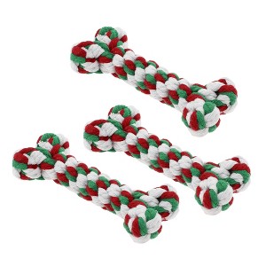 Unique Bargains Bone Shape Dog Chew Rope - 1 of 4